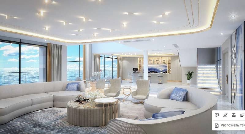New unique compex of villas, surrounded by the ocean, Kempinski Floating Palace (Neptune), Jumeirah, Dubai, UAE — photo 7
