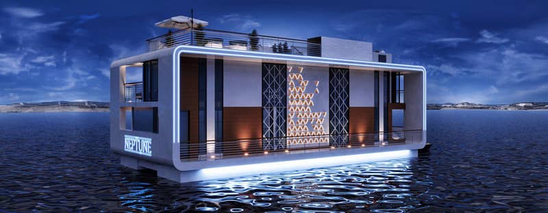 New unique compex of villas, surrounded by the ocean, Kempinski Floating Palace (Neptune), Jumeirah, Dubai, UAE — photo 2