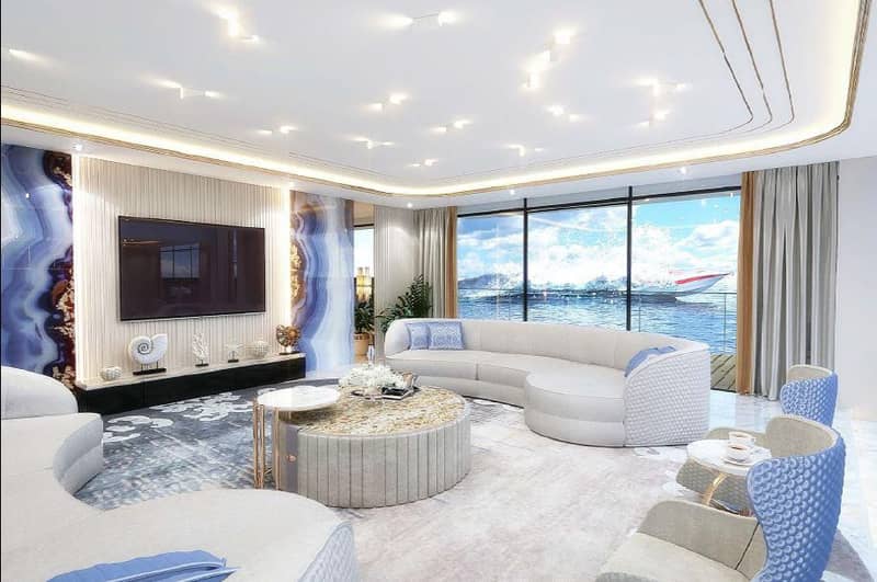 New unique compex of villas, surrounded by the ocean, Kempinski Floating Palace (Neptune), Jumeirah, Dubai, UAE — photo 3