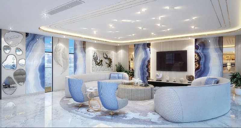 New unique compex of villas, surrounded by the ocean, Kempinski Floating Palace (Neptune), Jumeirah, Dubai, UAE — photo 4