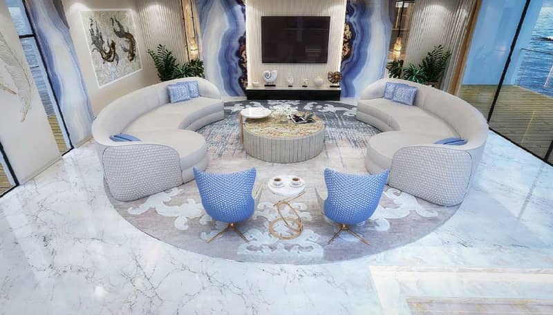 New unique compex of villas, surrounded by the ocean, Kempinski Floating Palace (Neptune), Jumeirah, Dubai, UAE — photo 6