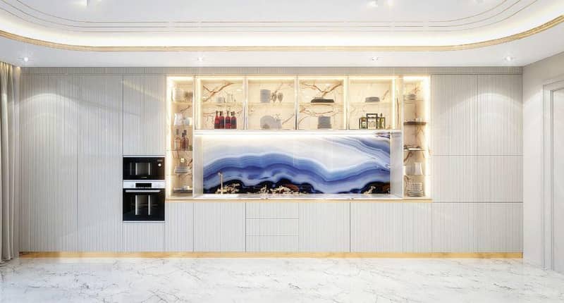 New unique compex of villas, surrounded by the ocean, Kempinski Floating Palace (Neptune), Jumeirah, Dubai, UAE — photo 12