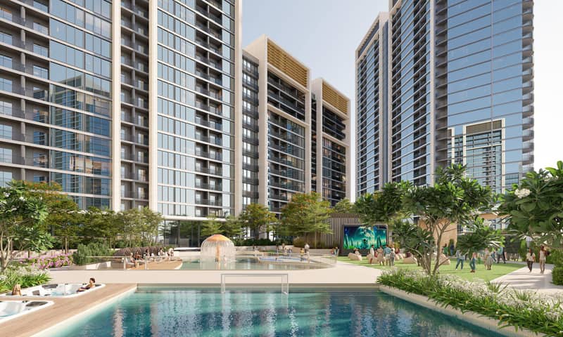 New Orbis Residence with a swimming pool and gardens close to highways, Motor City, Dubai, UAE — photo 2