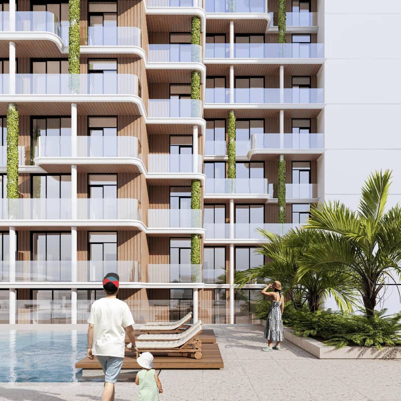 190 new flats in residential complex Oak Yard in Jumeirah Village Circle (JVC) — photo 3
