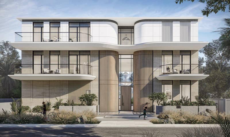 New complex of villas Karl Lagerfeld with swimming pools and roof-top terraces, Nad Al Sheba, Dubai, UAE — photo 14