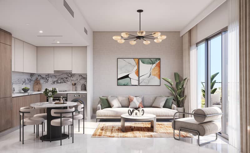 Новая резиденция Beach Oasis 2 с бассейном и искусственным пляжем, Dubai Studio City, Дубай, ОАЭ — фото 6