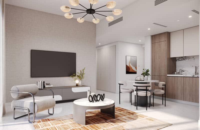 Новая резиденция Beach Oasis 2 с бассейном и искусственным пляжем, Dubai Studio City, Дубай, ОАЭ — фото 7