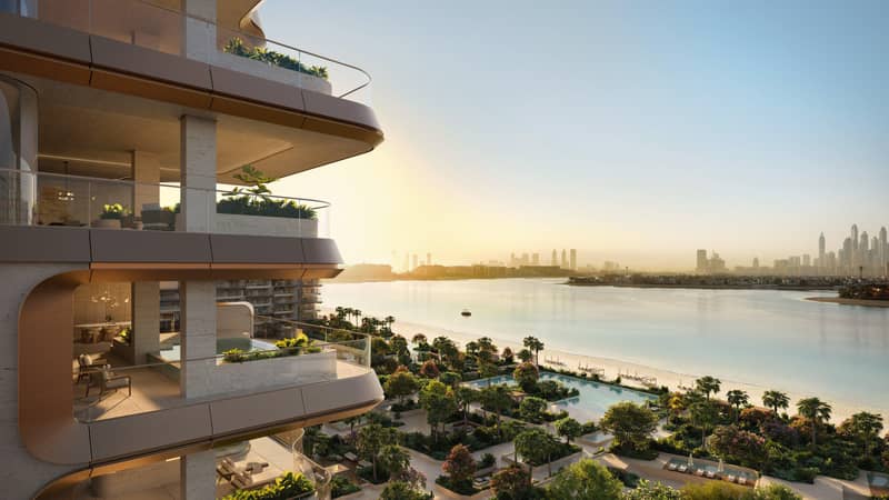 New luxury waterfront residence Alba with a private beach and a spa center in the exclusive area, Palm Jumeirah, Dubai, UAE — photo 12