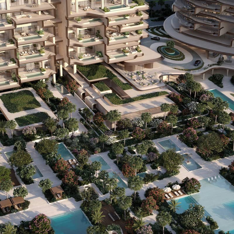 New luxury waterfront residence Alba with a private beach and a spa center in the exclusive area, Palm Jumeirah, Dubai, UAE — photo 23
