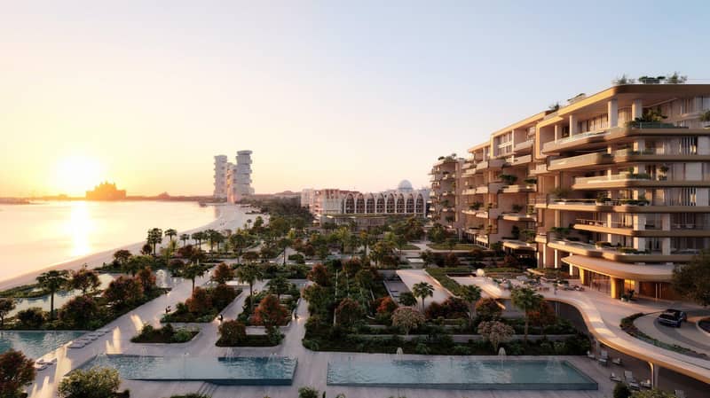 New luxury waterfront residence Alba with a private beach and a spa center in the exclusive area, Palm Jumeirah, Dubai, UAE — photo 25