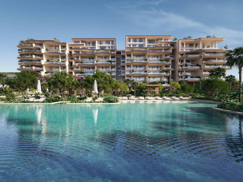New luxury waterfront residence Alba with a private beach and a spa center in the exclusive area, Palm Jumeirah, Dubai, UAE — photo 2
