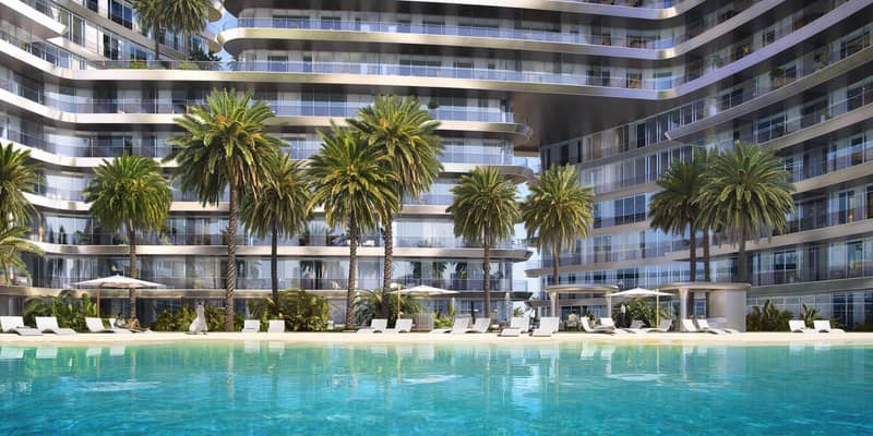 New high-rise residence Binghatti Hills with swimming pools, sports grounds and a green area, Barsha South, Dubai, UAE — photo 14