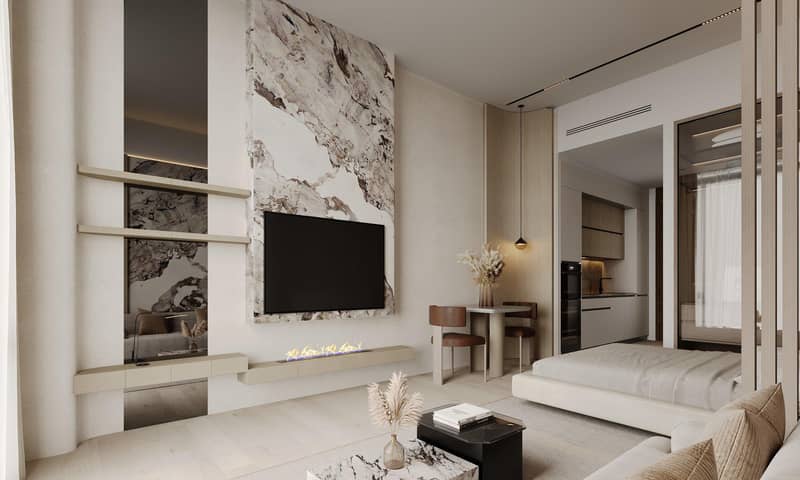 New high-rise residence Binghatti Hills with swimming pools, sports grounds and a green area, Barsha South, Dubai, UAE — photo 18