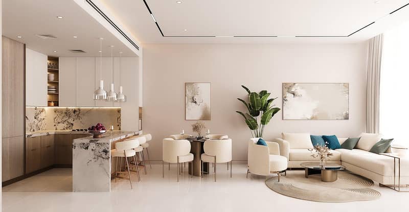 High-rise residential complex with city views, close to the highway, Majan, Dubai, UAE — photo 6