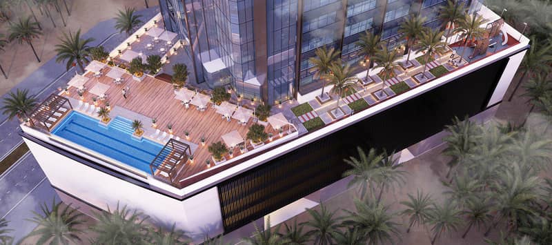 High-rise residential complex with city views, close to the highway, Majan, Dubai, UAE — photo 3