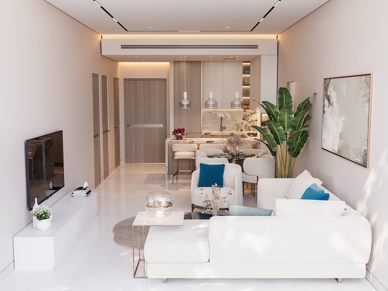 High-rise residential complex with city views, close to the highway, Majan, Dubai, UAE — photo 4