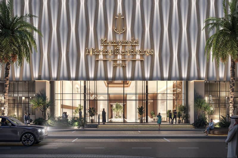 Новая престижная резиденция Kempinski Marina Residences с бассейном и детским клубом рядом с автомагистралью, Dubai Marina, Дубай, ОАЭ — фото 31