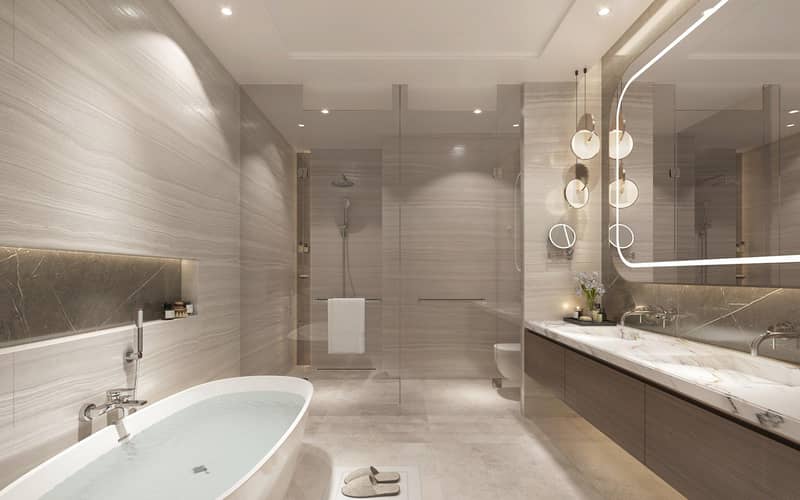 Новая престижная резиденция Kempinski Marina Residences с бассейном и детским клубом рядом с автомагистралью, Dubai Marina, Дубай, ОАЭ — фото 18
