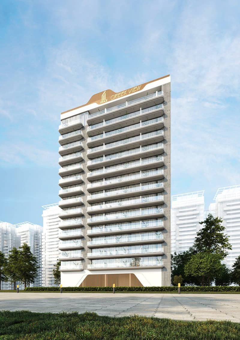 New residence Iraz Creek View with a swimming pool and gardens on the shore of Dubai Creek, Al Jaddaf Waterfront, Dubai, UAE — photo 4