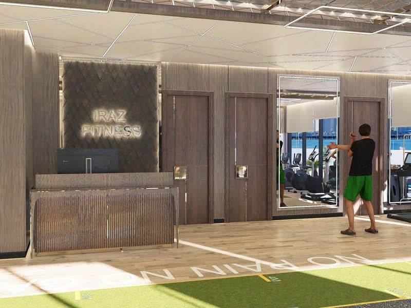 New residence Iraz Creek View with a swimming pool and gardens on the shore of Dubai Creek, Al Jaddaf Waterfront, Dubai, UAE — photo 11