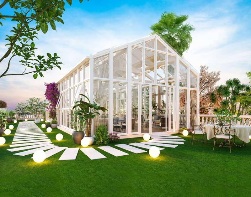 Новая элитная резиденция Aqua Flora с садами, бассейнами и детским парком приключений, Al Barsha South, Дубай, ОАЭ — фото 13