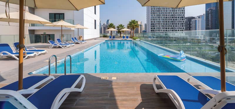 SOL BAY Residence with a swimming pool and a view of Burj Khalifa, Business Bay, Dubai, UAE — photo 8