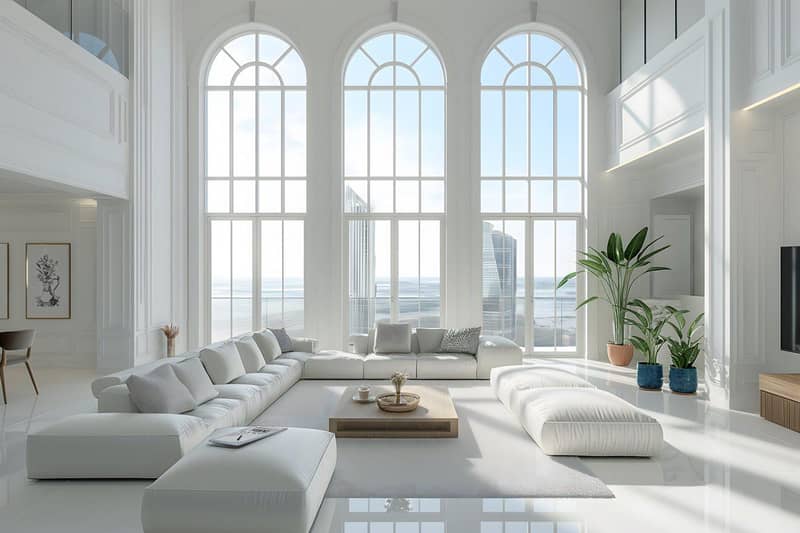 New high-rise Sky Tower Residence with a pool, a garden and a restaurant close to the canal, in the central area of Business Bay, Dubai, UAE — photo 25