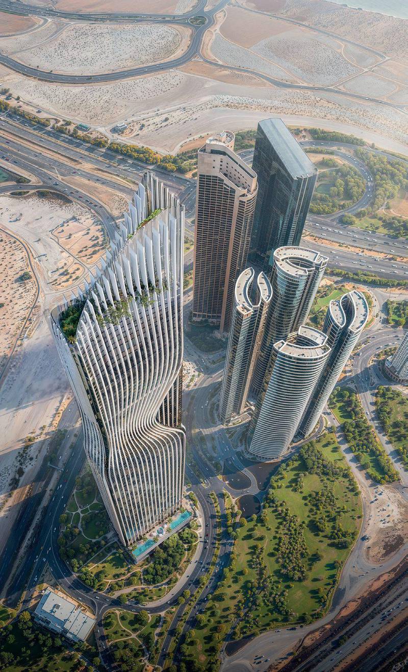 New high-rise Sky Tower Residence with a pool, a garden and a restaurant close to the canal, in the central area of Business Bay, Dubai, UAE — photo 41