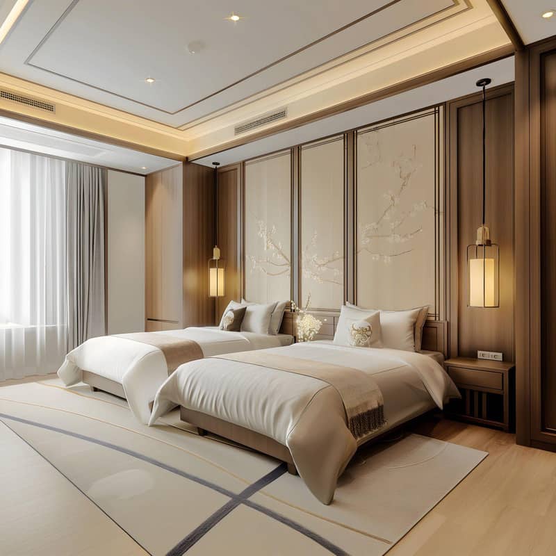 New high-rise Sky Tower Residence with a pool, a garden and a restaurant close to the canal, in the central area of Business Bay, Dubai, UAE — photo 23