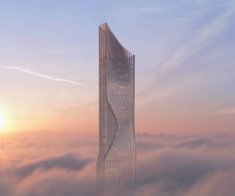 New high-rise Sky Tower Residence with a pool, a garden and a restaurant close to the canal, in the central area of Business Bay, Dubai, UAE — photo 39