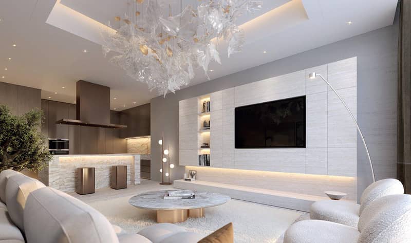 New high-rise Sky Tower Residence with a pool, a garden and a restaurant close to the canal, in the central area of Business Bay, Dubai, UAE — photo 10
