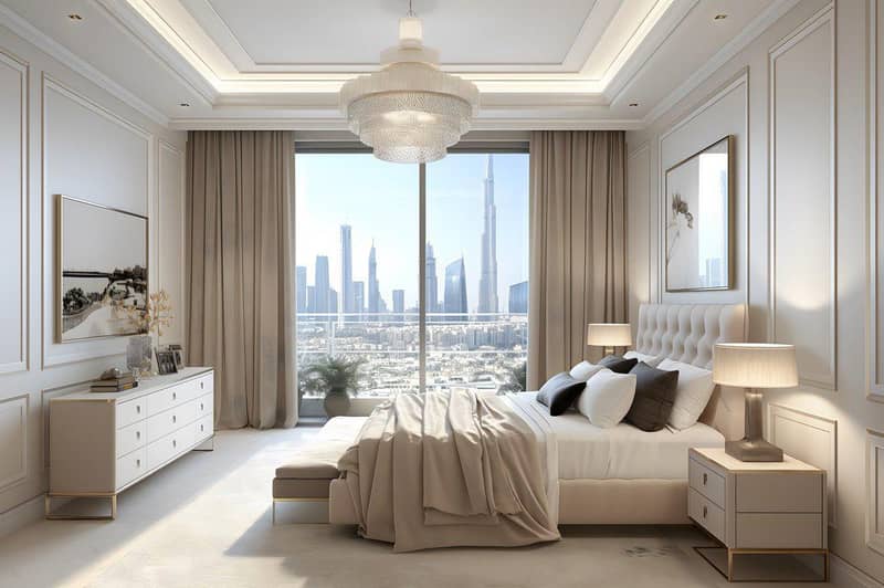 New high-rise Sky Tower Residence with a pool, a garden and a restaurant close to the canal, in the central area of Business Bay, Dubai, UAE — photo 27