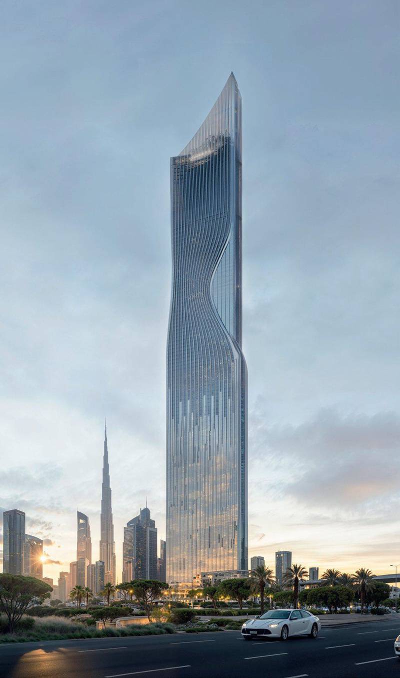 New high-rise Sky Tower Residence with a pool, a garden and a restaurant close to the canal, in the central area of Business Bay, Dubai, UAE — photo 40