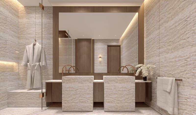 New high-rise Sky Tower Residence with a pool, a garden and a restaurant close to the canal, in the central area of Business Bay, Dubai, UAE — photo 14