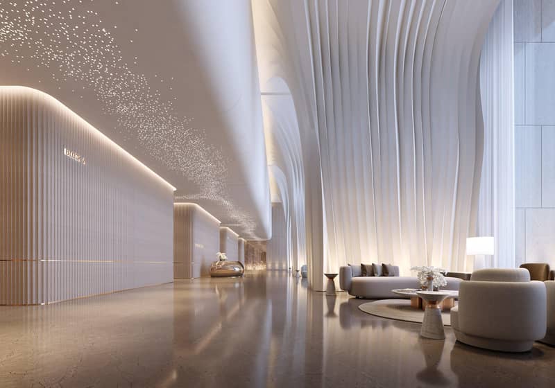 New high-rise Sky Tower Residence with a pool, a garden and a restaurant close to the canal, in the central area of Business Bay, Dubai, UAE — photo 35