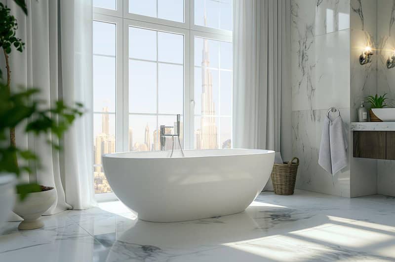 New high-rise Sky Tower Residence with a pool, a garden and a restaurant close to the canal, in the central area of Business Bay, Dubai, UAE — photo 29