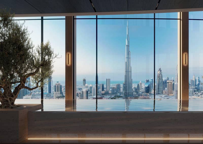 New high-rise Sky Tower Residence with a pool, a garden and a restaurant close to the canal, in the central area of Business Bay, Dubai, UAE — photo 5
