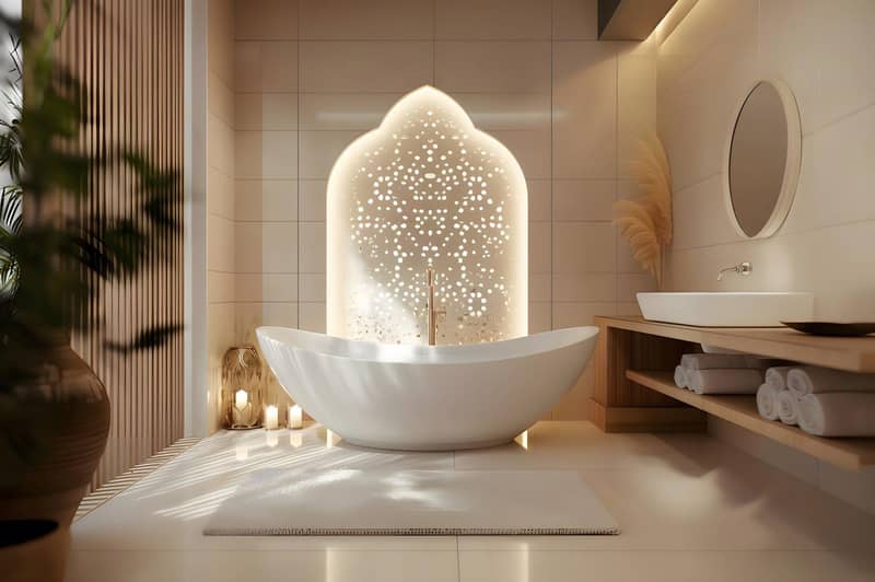 New high-rise Sky Tower Residence with a pool, a garden and a restaurant close to the canal, in the central area of Business Bay, Dubai, UAE — photo 19