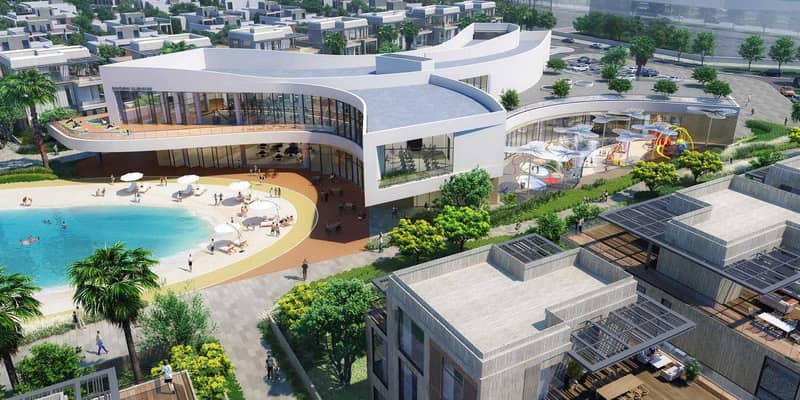 Новый закрытый комплекс вилл и таунхаусов South Bay 6 с лагуной и пляжами рядом с аэропортом, Dubai South, Дубай, ОАЭ — фото 16