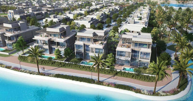 Новый закрытый комплекс вилл и таунхаусов South Bay 6 с лагуной и пляжами рядом с аэропортом, Dubai South, Дубай, ОАЭ — фото 13