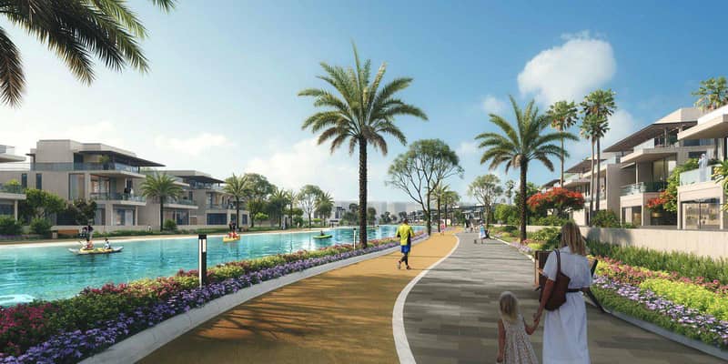 Новый закрытый комплекс вилл и таунхаусов South Bay 6 с лагуной и пляжами рядом с аэропортом, Dubai South, Дубай, ОАЭ — фото 19