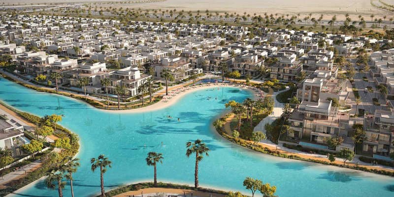 Новый закрытый комплекс вилл и таунхаусов South Bay 6 с лагуной и пляжами рядом с аэропортом, Dubai South, Дубай, ОАЭ — фото 22