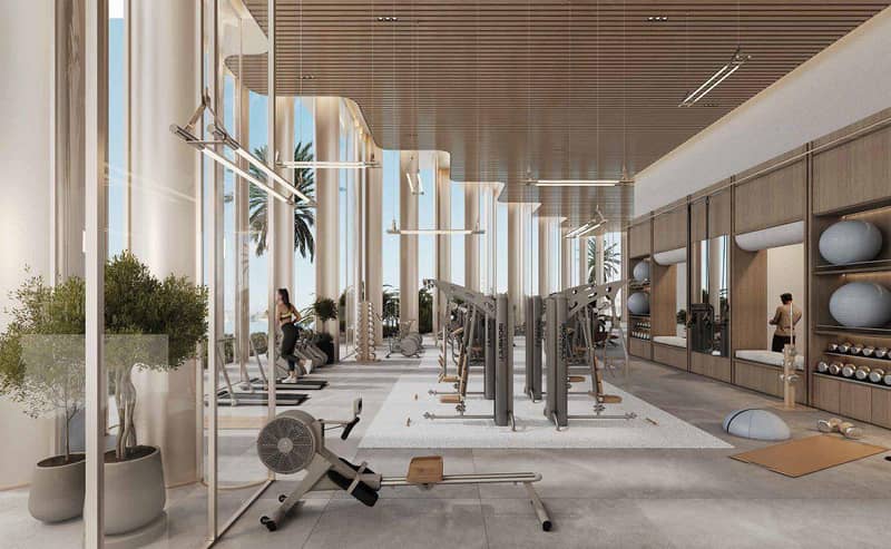 New high-rise One B Tower with a swimming pool, lounge areas and a co-working area, Al Quoz, Dubai, UAE — photo 8