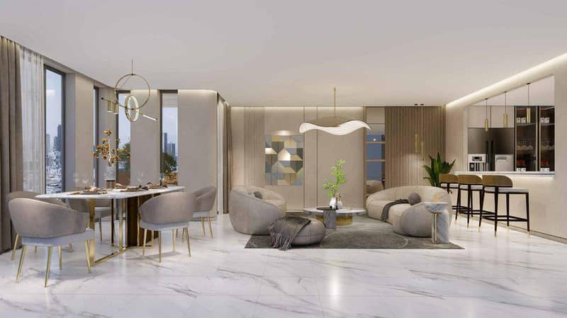 New high-rise One B Tower with a swimming pool, lounge areas and a co-working area, Al Quoz, Dubai, UAE — photo 4
