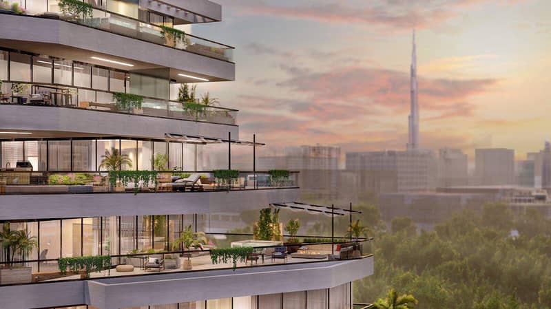 New Trinity Residence with a swimming pool and a water park, Arjan-Dubailand, Dubai, UAE — photo 9