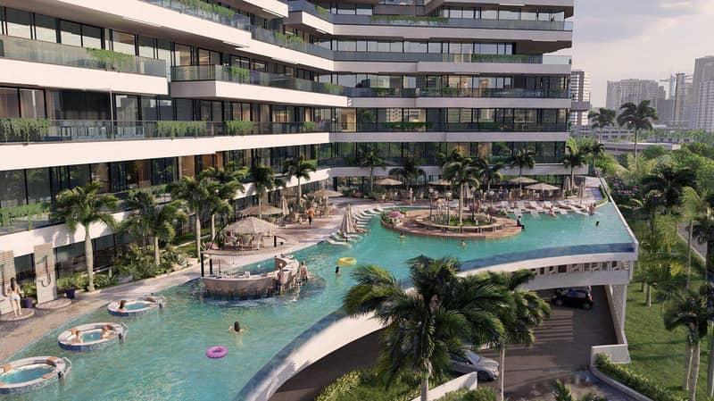 New Trinity Residence with a swimming pool and a water park, Arjan-Dubailand, Dubai, UAE — photo 13