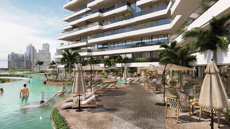 New Trinity Residence with a swimming pool and a water park, Arjan-Dubailand, Dubai, UAE — photo 12