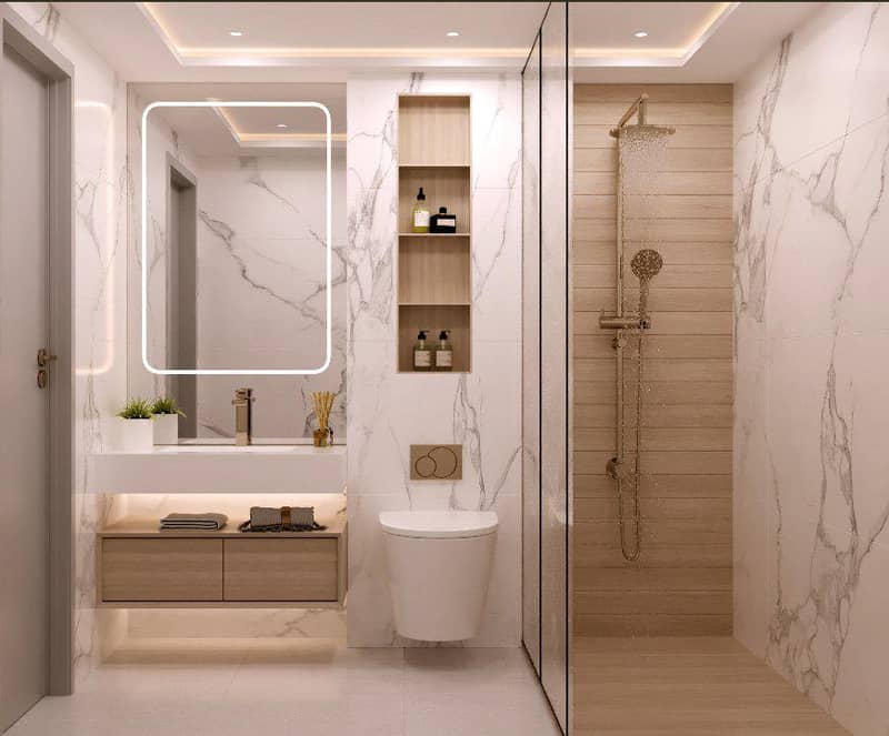 New Trinity Residence with a swimming pool and a water park, Arjan-Dubailand, Dubai, UAE — photo 7