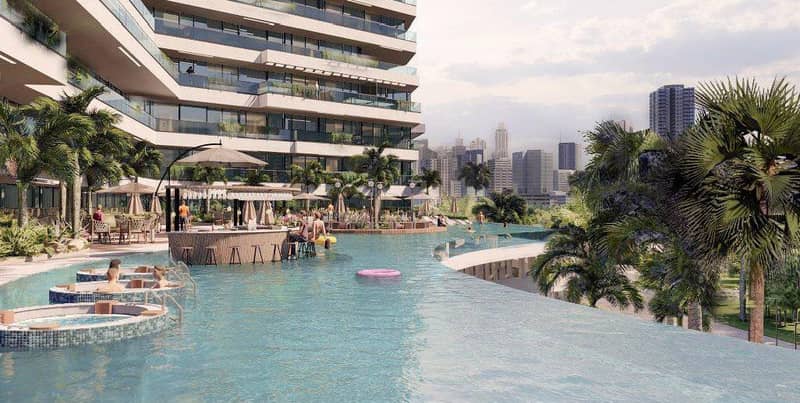 New Trinity Residence with a swimming pool and a water park, Arjan-Dubailand, Dubai, UAE — photo 10