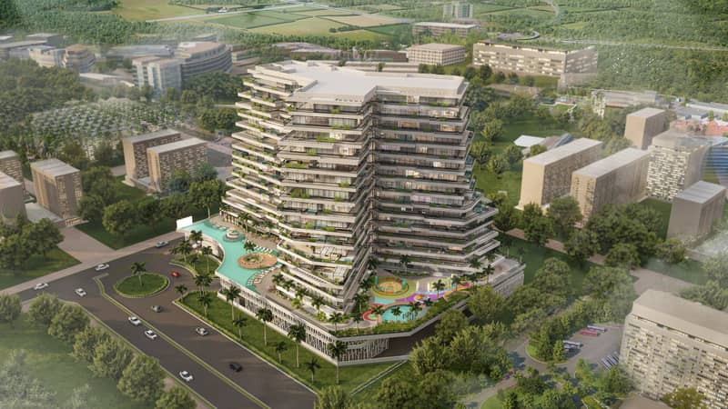 New Trinity Residence with a swimming pool and a water park, Arjan-Dubailand, Dubai, UAE — photo 16